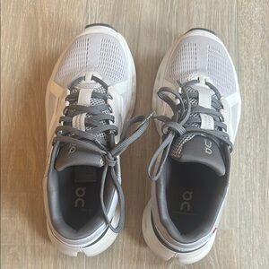 On Running Women's Sneakers - Gray and White